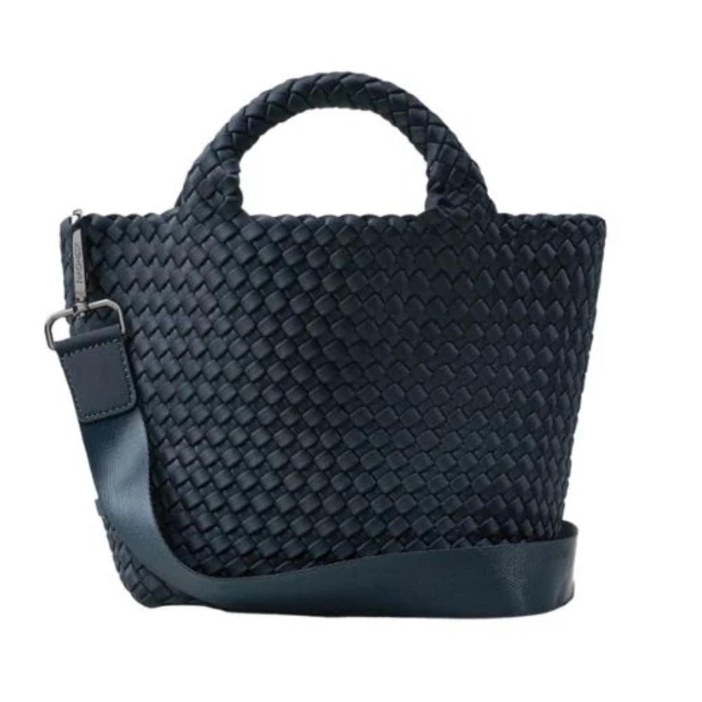 NWT - Naghedi St. Barth’s small tote: Murano Blue - w/detachable strap